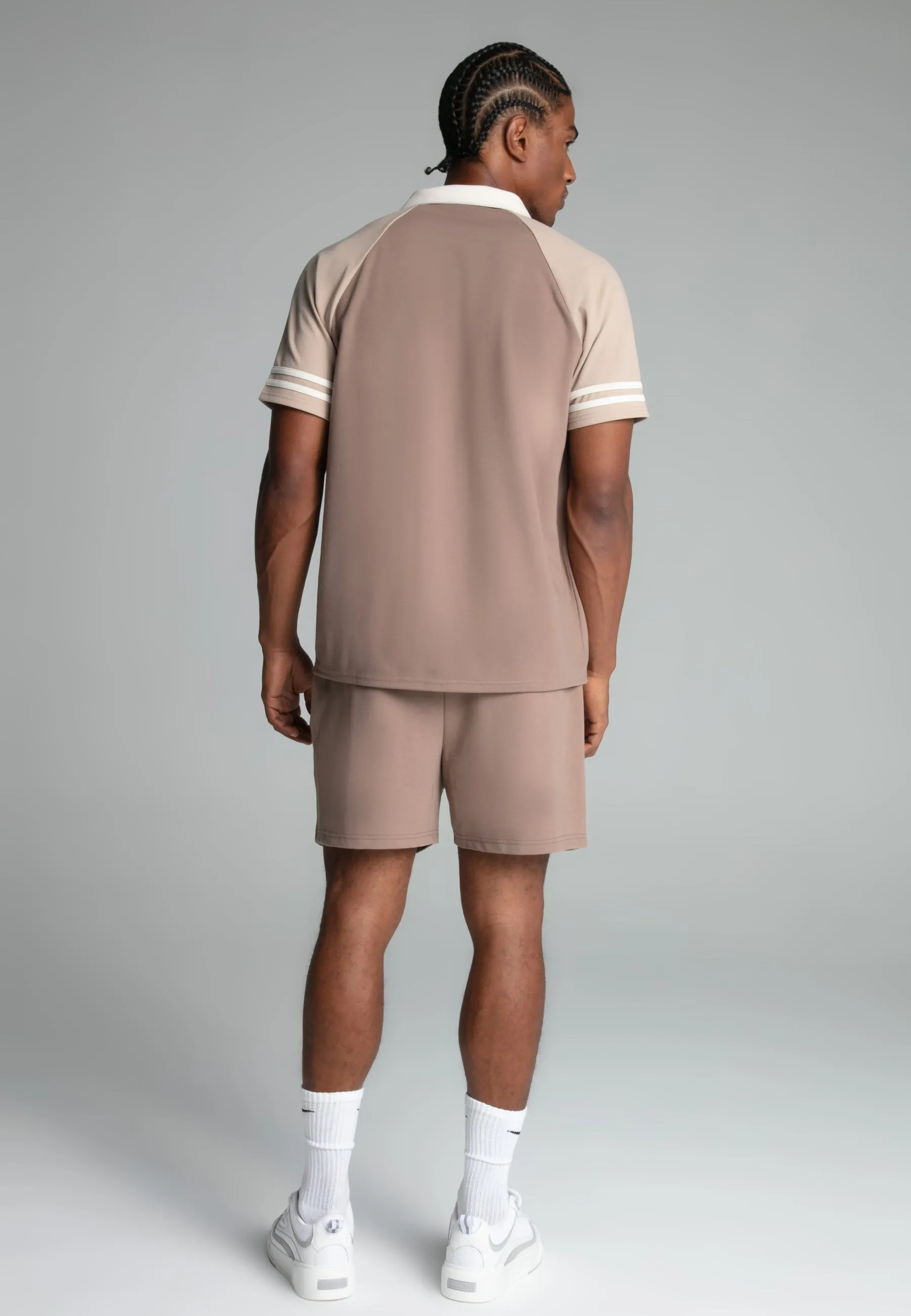 Beige Retro Resort Shirt sold by Siksilk product image thumbnail 5