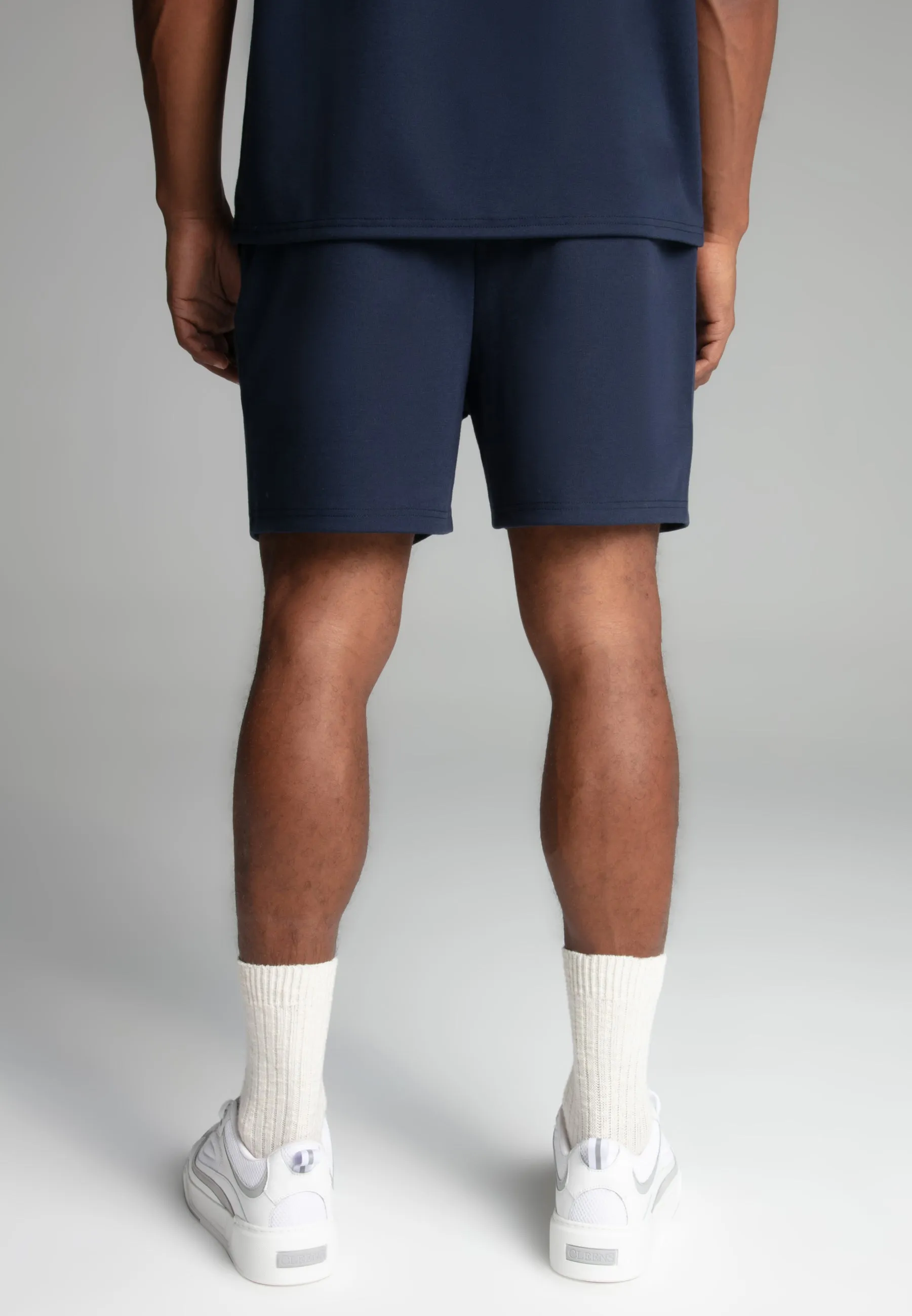 Navy Retro Shorts sold by Siksilk product image thumbnail 4