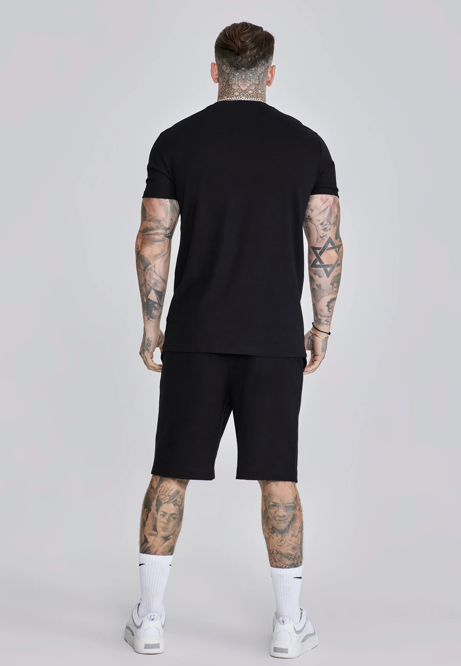 Black T-Shirt and Shorts Set sold by Siksilk product image thumbnail 5