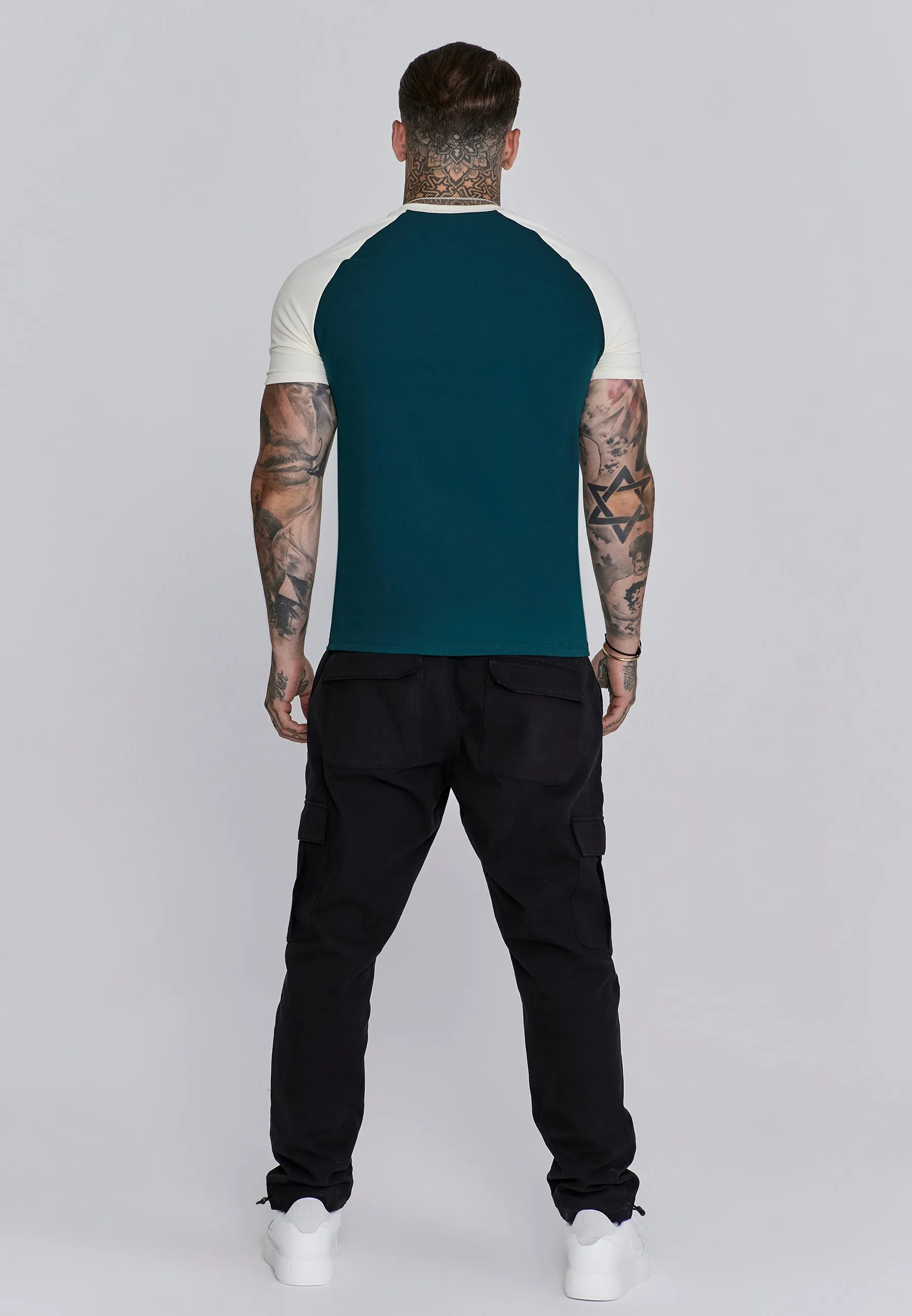 Green Ecru Raglan T-Shirt sold by Siksilk product image thumbnail 5