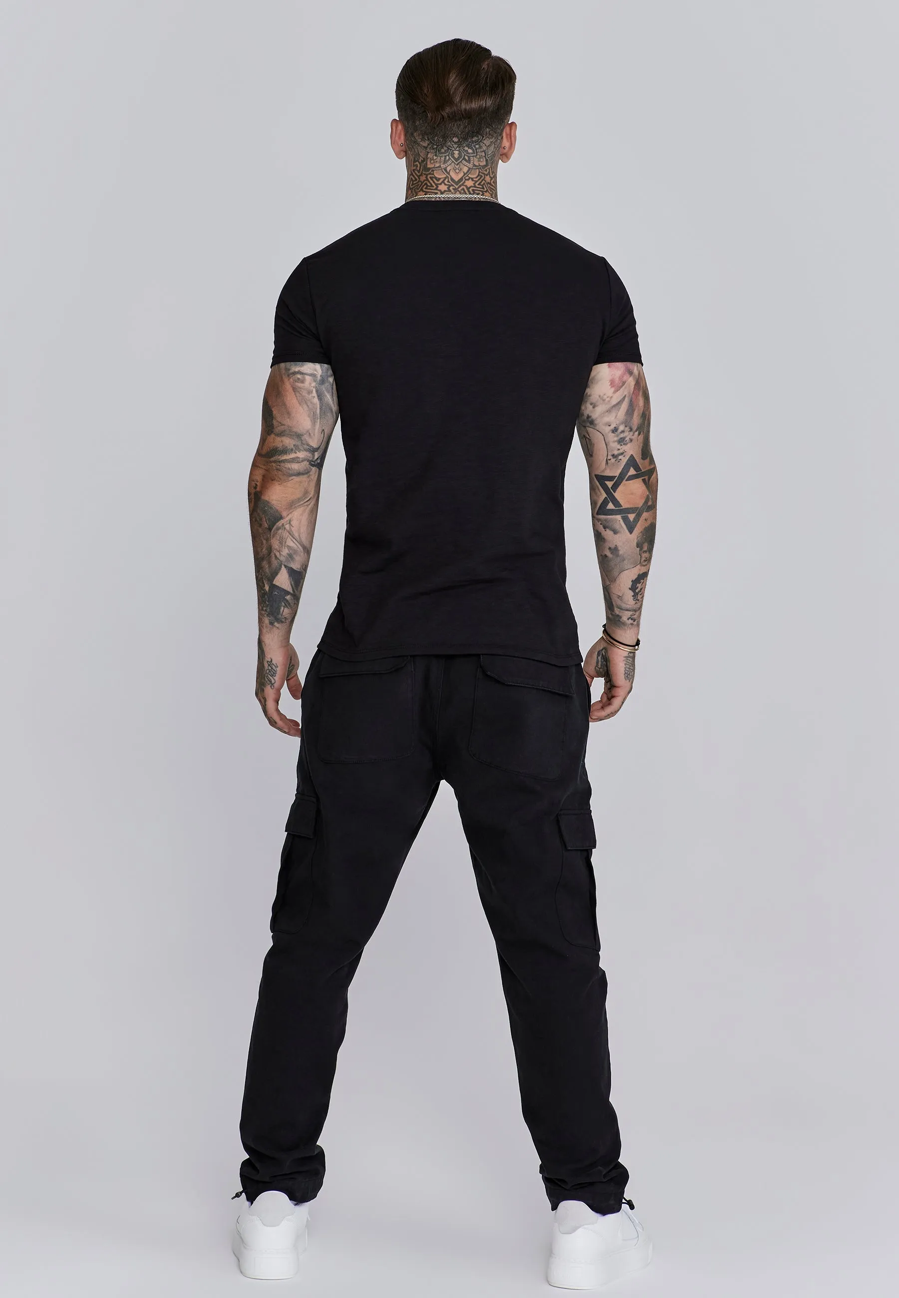 Black Cargo Pants sold by Siksilk product image thumbnail 5
