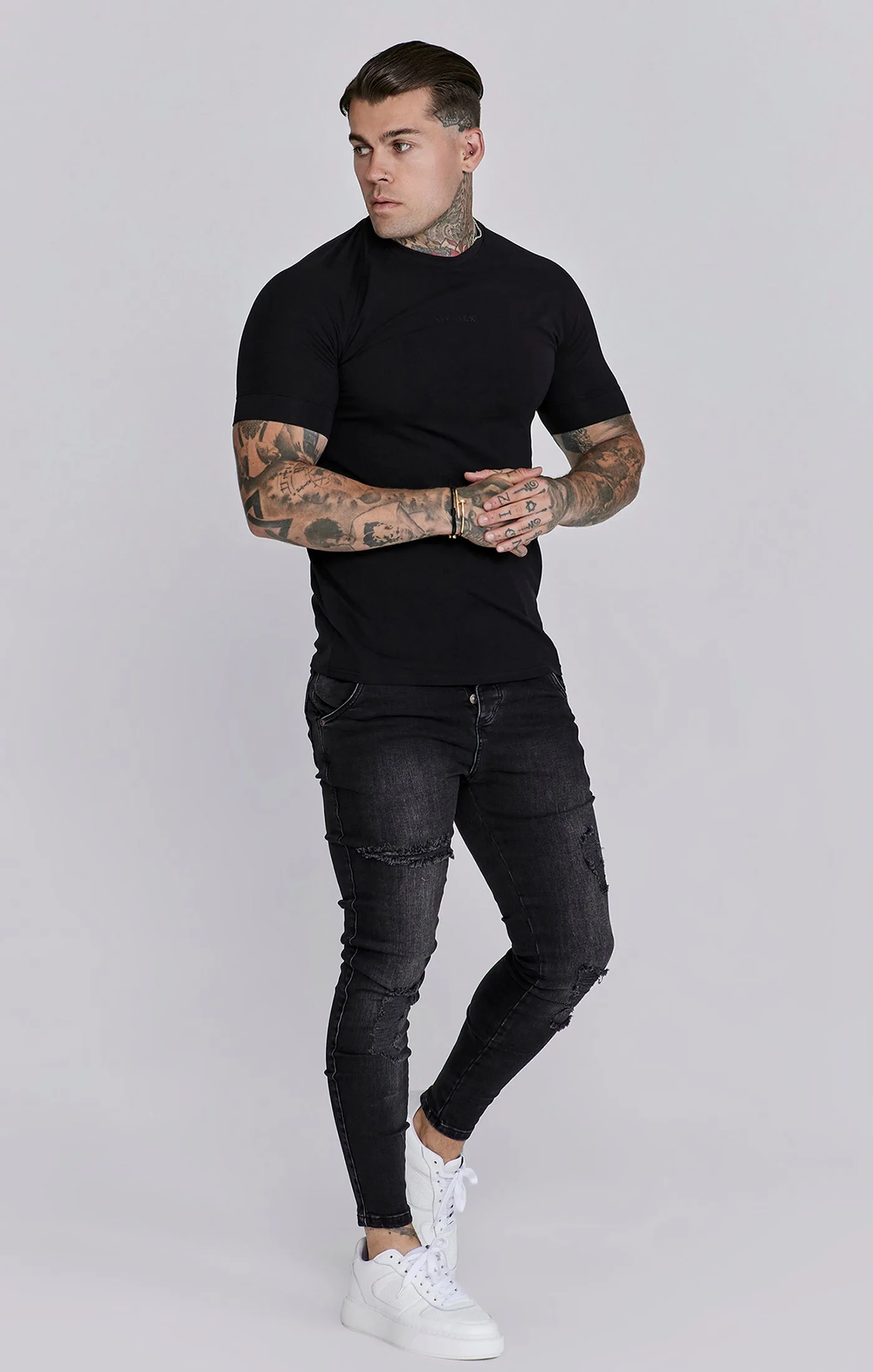 Skinny Jeans Washed Black sold by Siksilk product image thumbnail 4