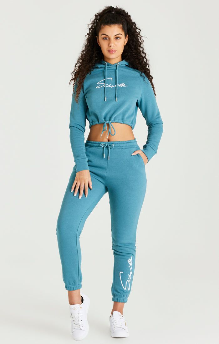 Teal Essential Jogger sold by Siksilk product image thumbnail 5