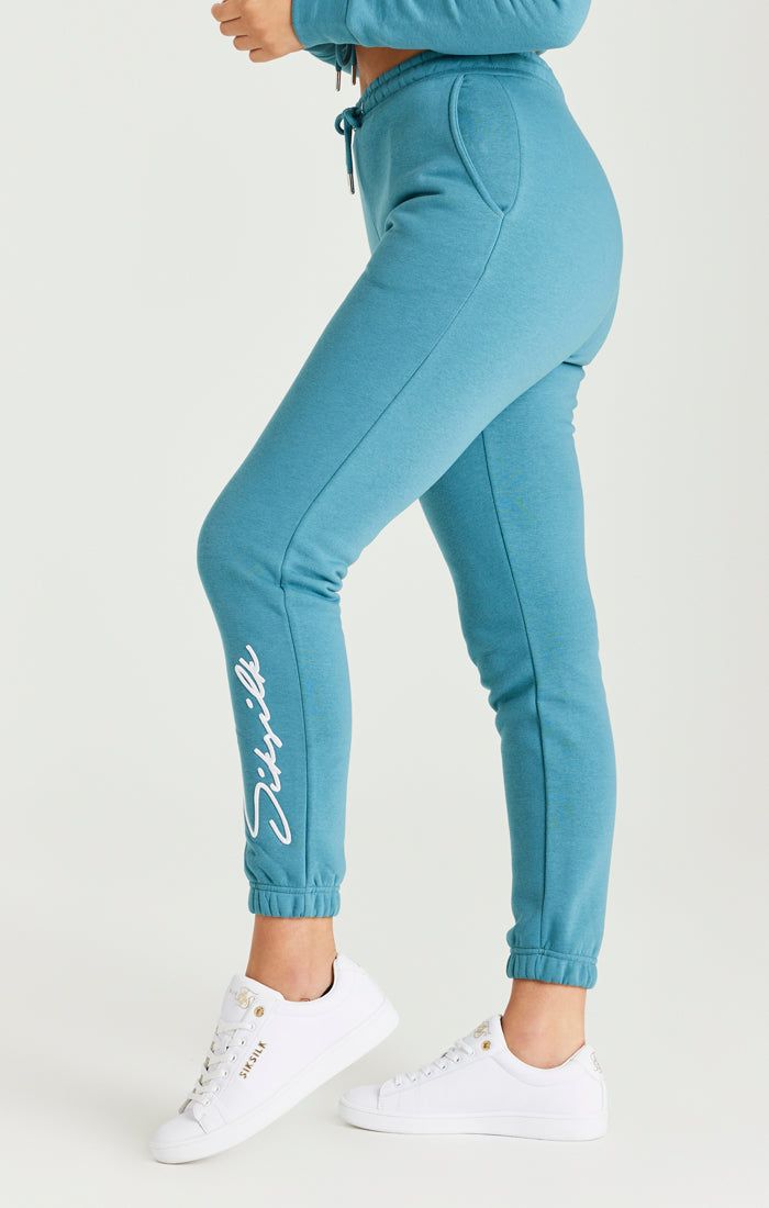 Teal Essential Jogger sold by Siksilk product image thumbnail 2
