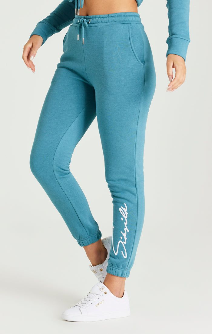 Teal Essential Jogger sold by Siksilk