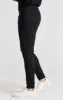 Black Embroidered Cuffed Track Pant sold by Siksilk