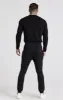 Black Embroidered Cuffed Track Pant sold by Siksilk