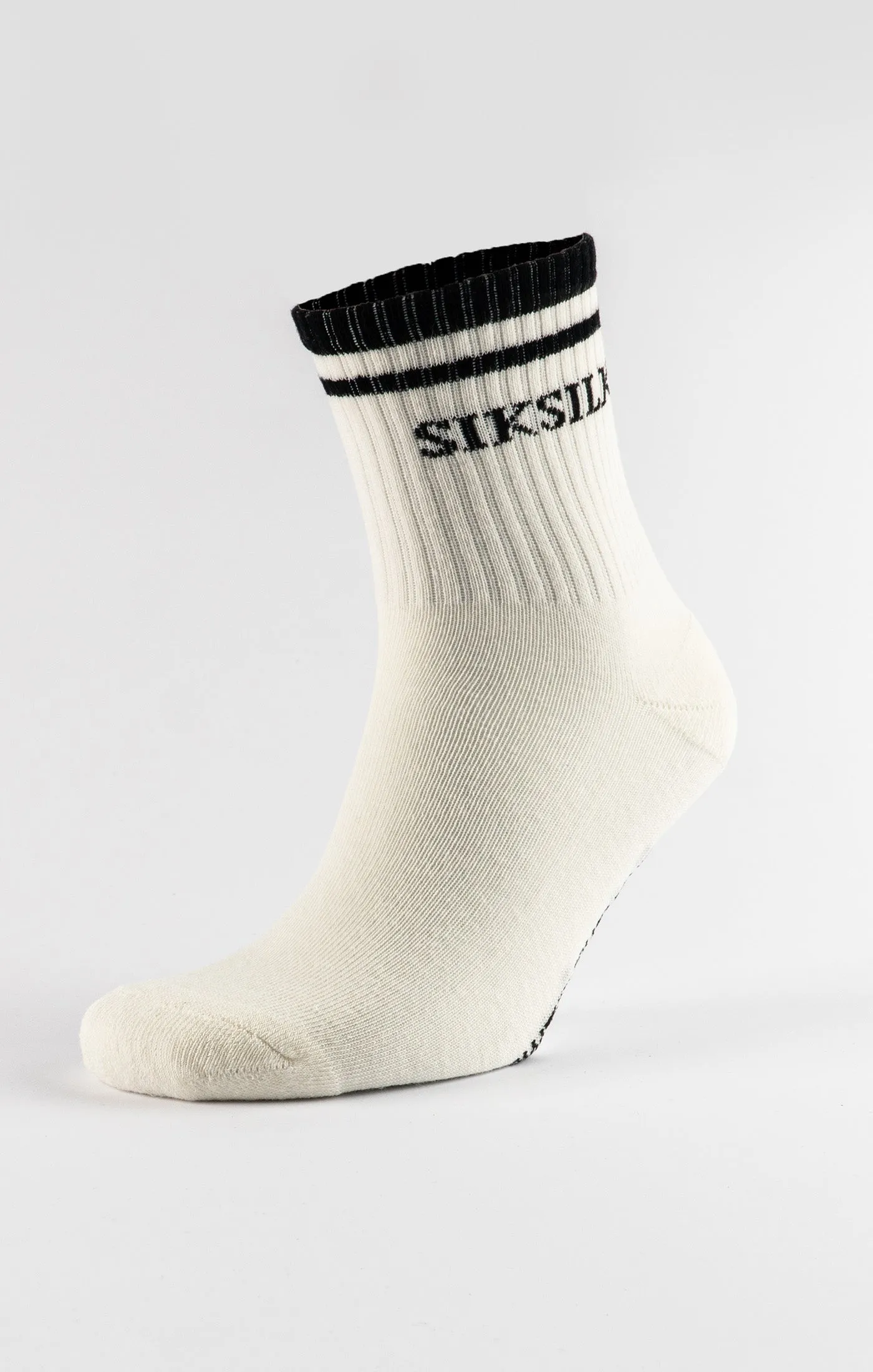 Ecru Rib Detail Pack Of 5 Socks sold by Siksilk