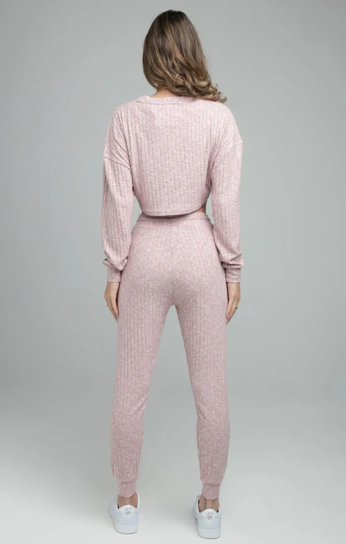 Pink Rib Lounge Top sold by Siksilk product image thumbnail 3