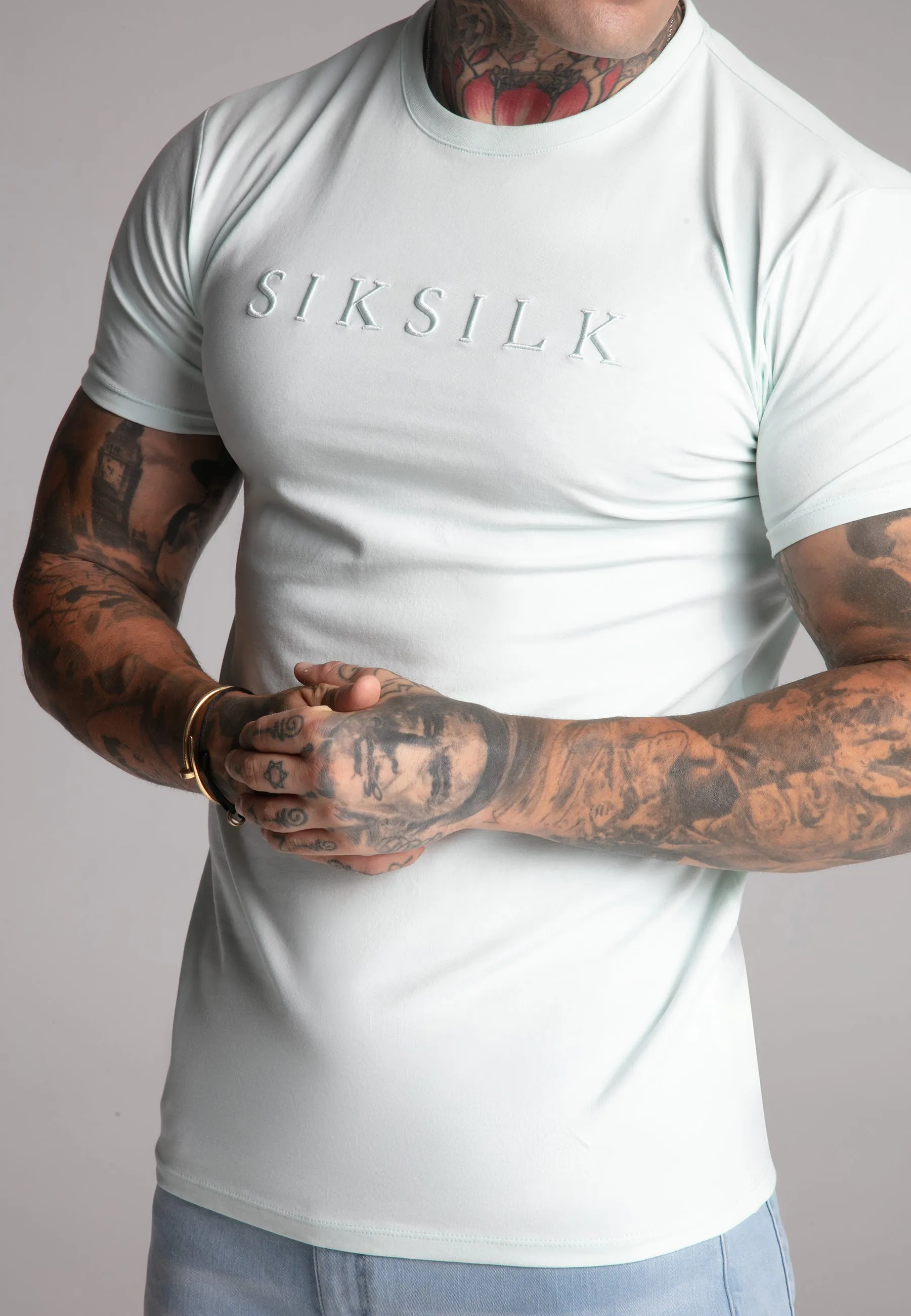 Green Muscle Fit T-Shirt sold by Siksilk product image thumbnail 3