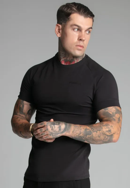 Black Smart Tech T-Shirt sold by Siksilk