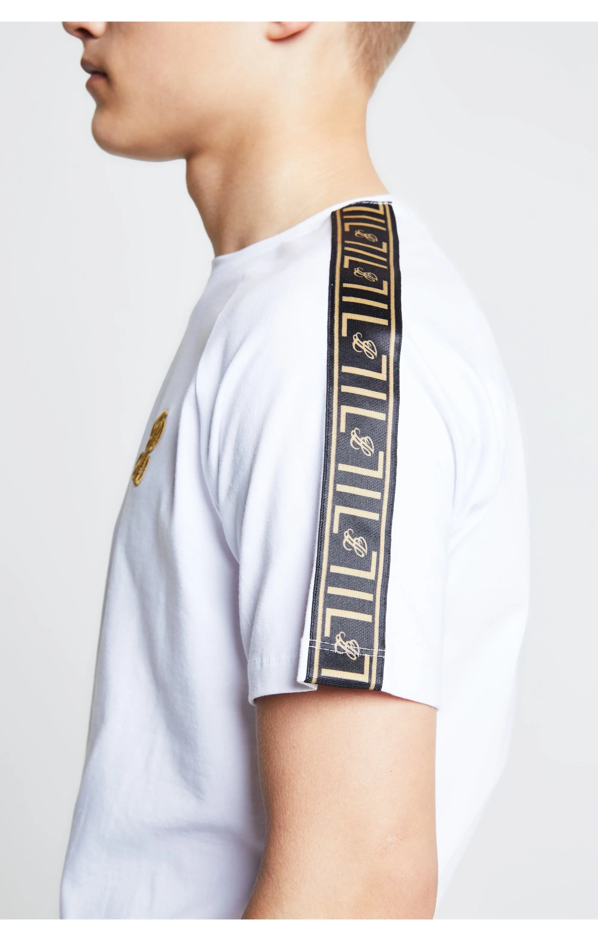 Illusive London S/S Taped Raglan Tee – White sold by Siksilk product image thumbnail 2