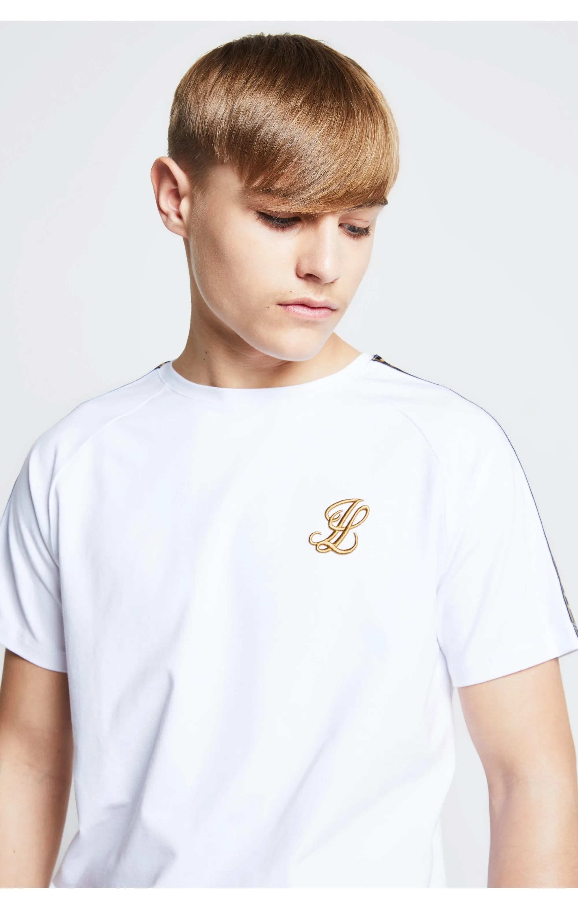 Illusive London S/S Taped Raglan Tee – White sold by Siksilk product image thumbnail 3