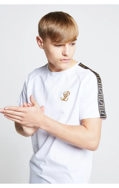 Illusive London S/S Taped Raglan Tee – White sold by Siksilk