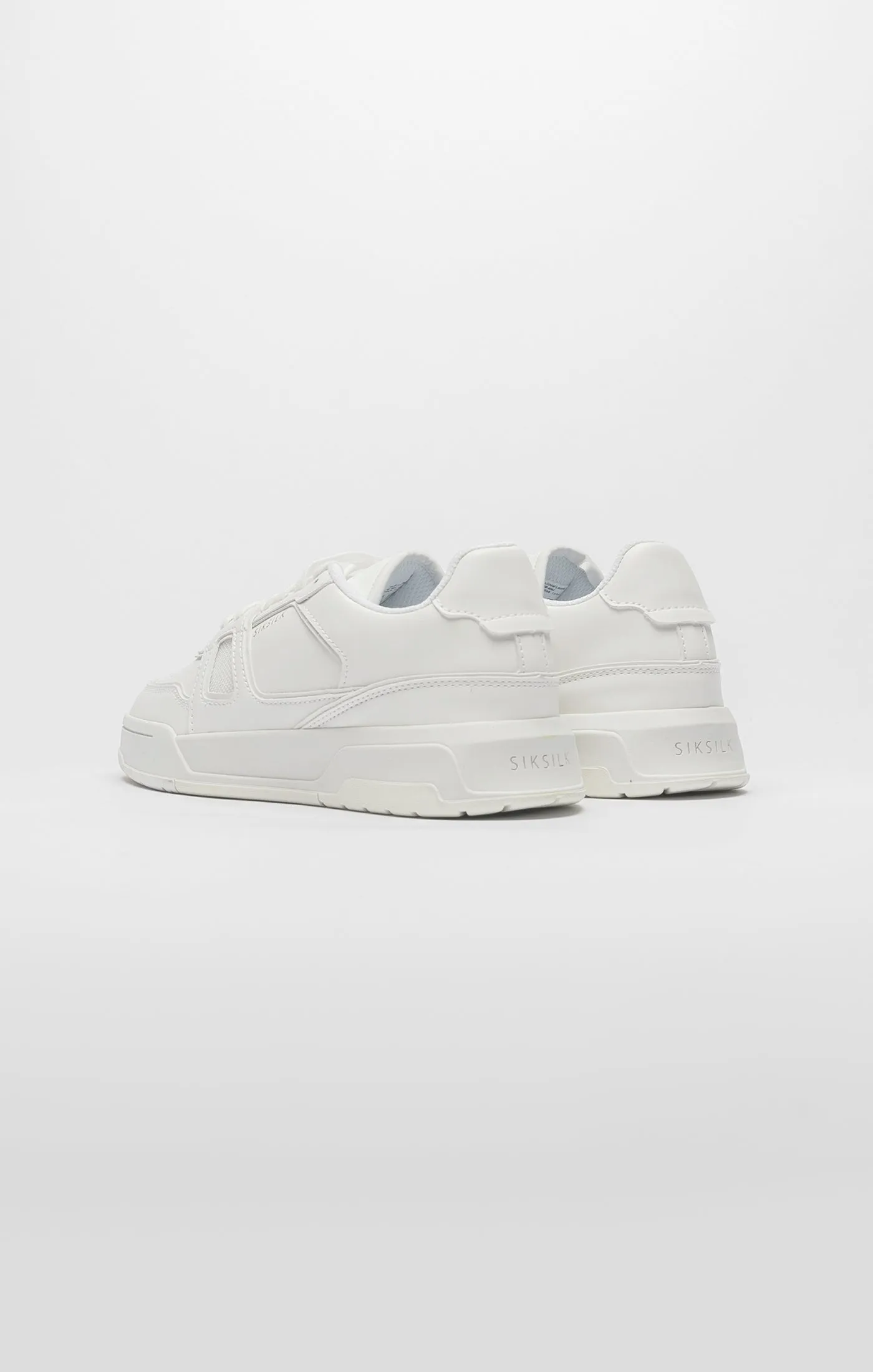 White Low-Top Court Trainer sold by Siksilk product image thumbnail 5