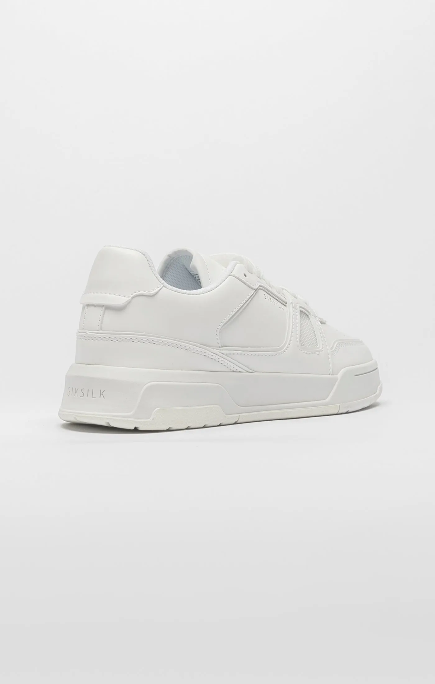 White Low-Top Court Trainer sold by Siksilk product image thumbnail 2