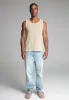 Ecru Textured Vest sold by Siksilk