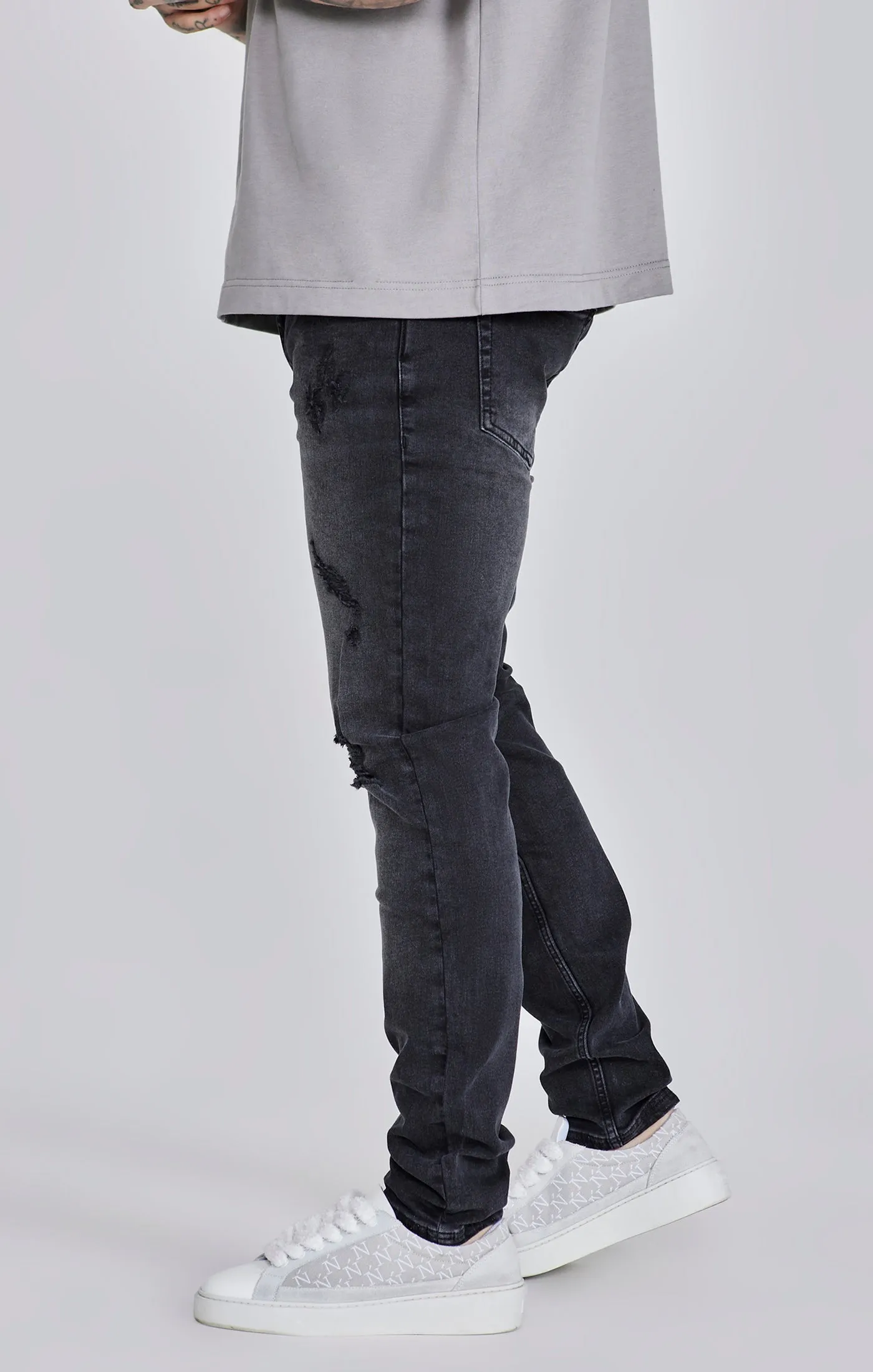 Slim Fit Jeans Washed Black sold by Siksilk product image thumbnail 2