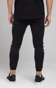 Boys Illusive Black Taped Jogger sold by Siksilk