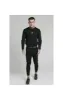 SikSilk L/S Active Crew Sweat - Black sold by Siksilk