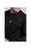 SikSilk L/S Active Crew Sweat - Black sold by Siksilk