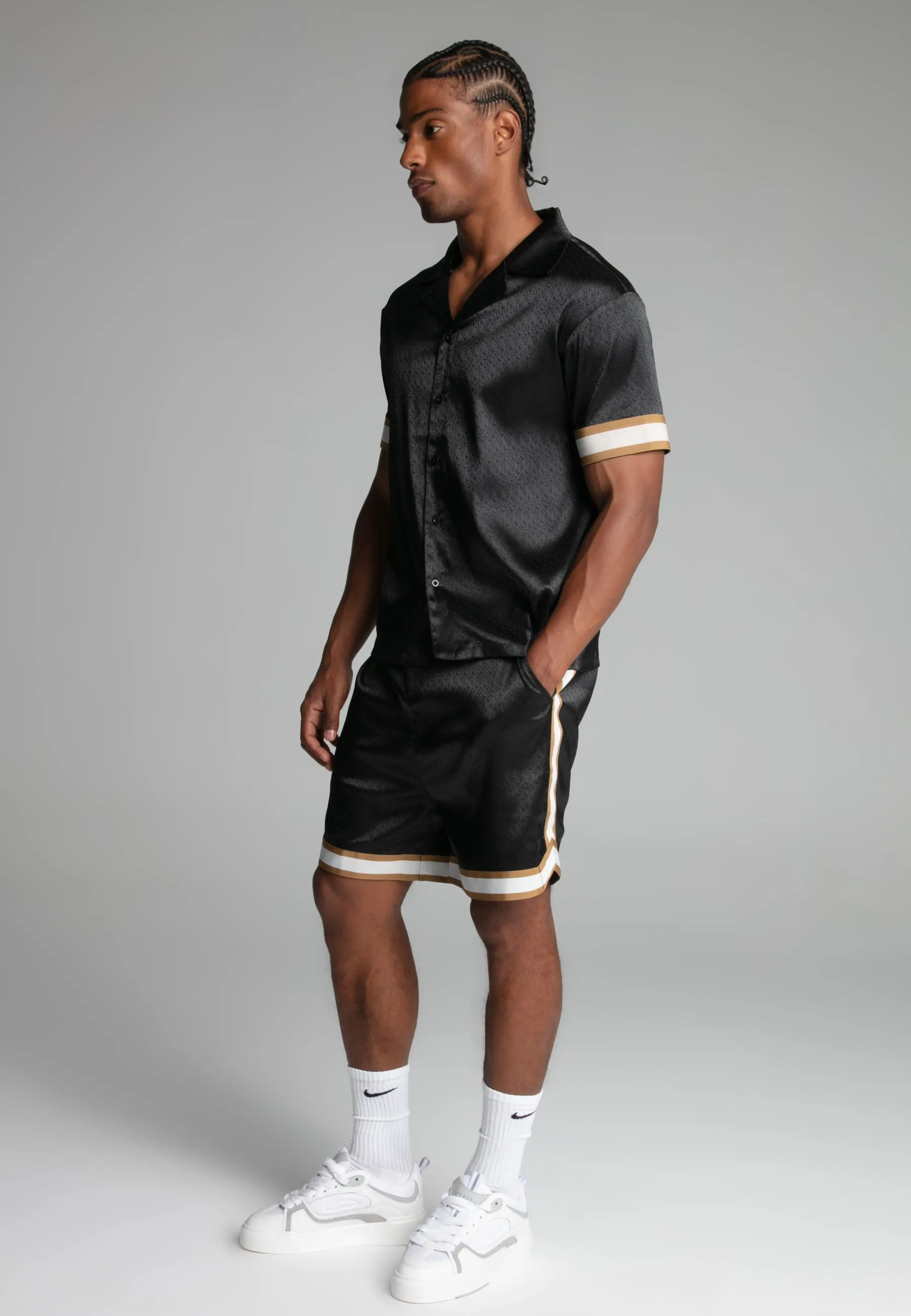 Black Resort Shirt sold by Siksilk product image thumbnail 2