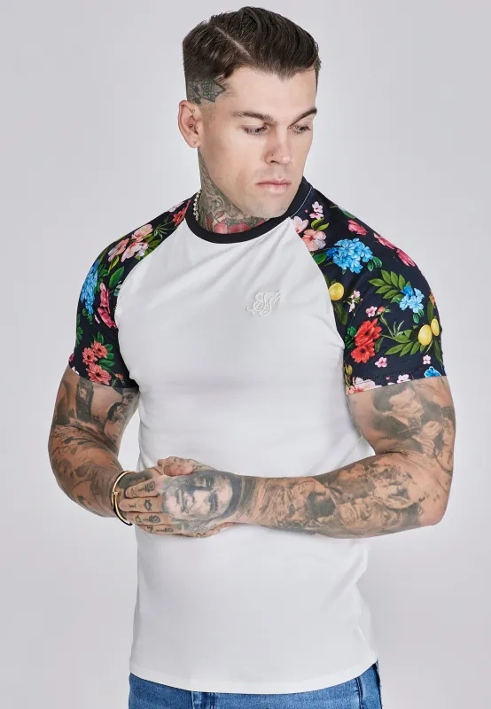 Ecru Raglan T-Shirt sold by Siksilk