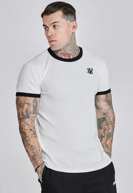Ribbed Ringer T-Shirt sold by Siksilk