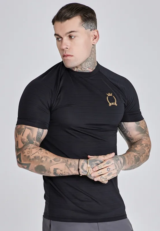 Black Crest Tech T-Shirt sold by Siksilk