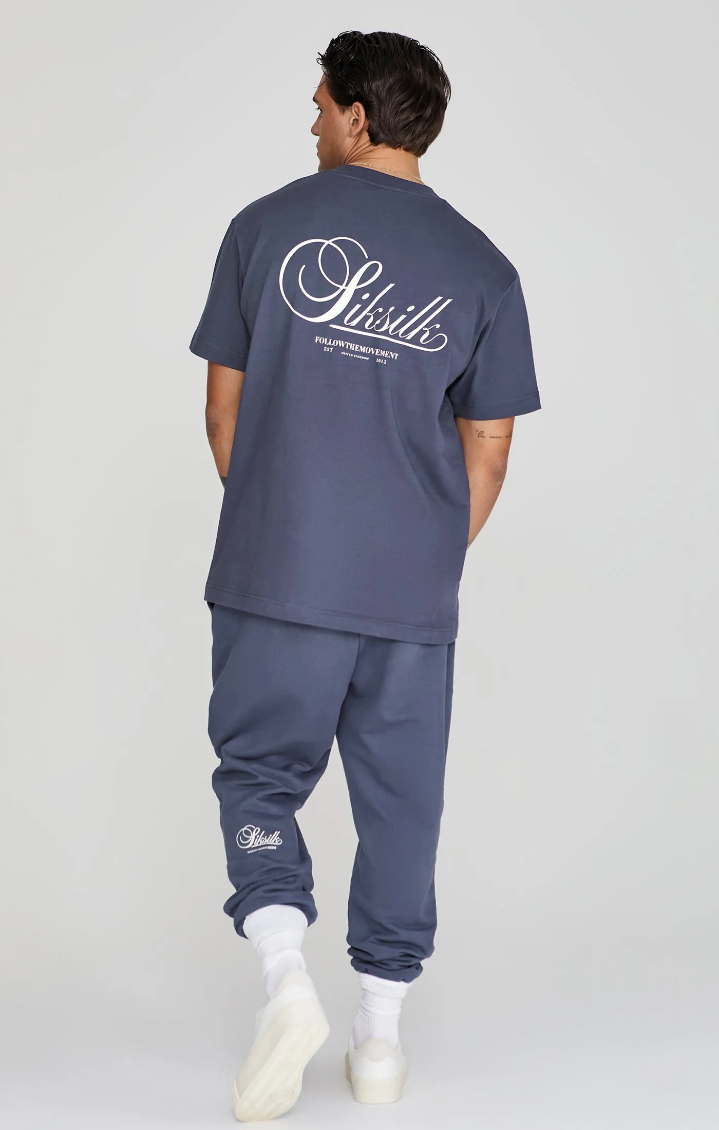 Navy Graphic T-Shirt sold by Siksilk product image thumbnail 5