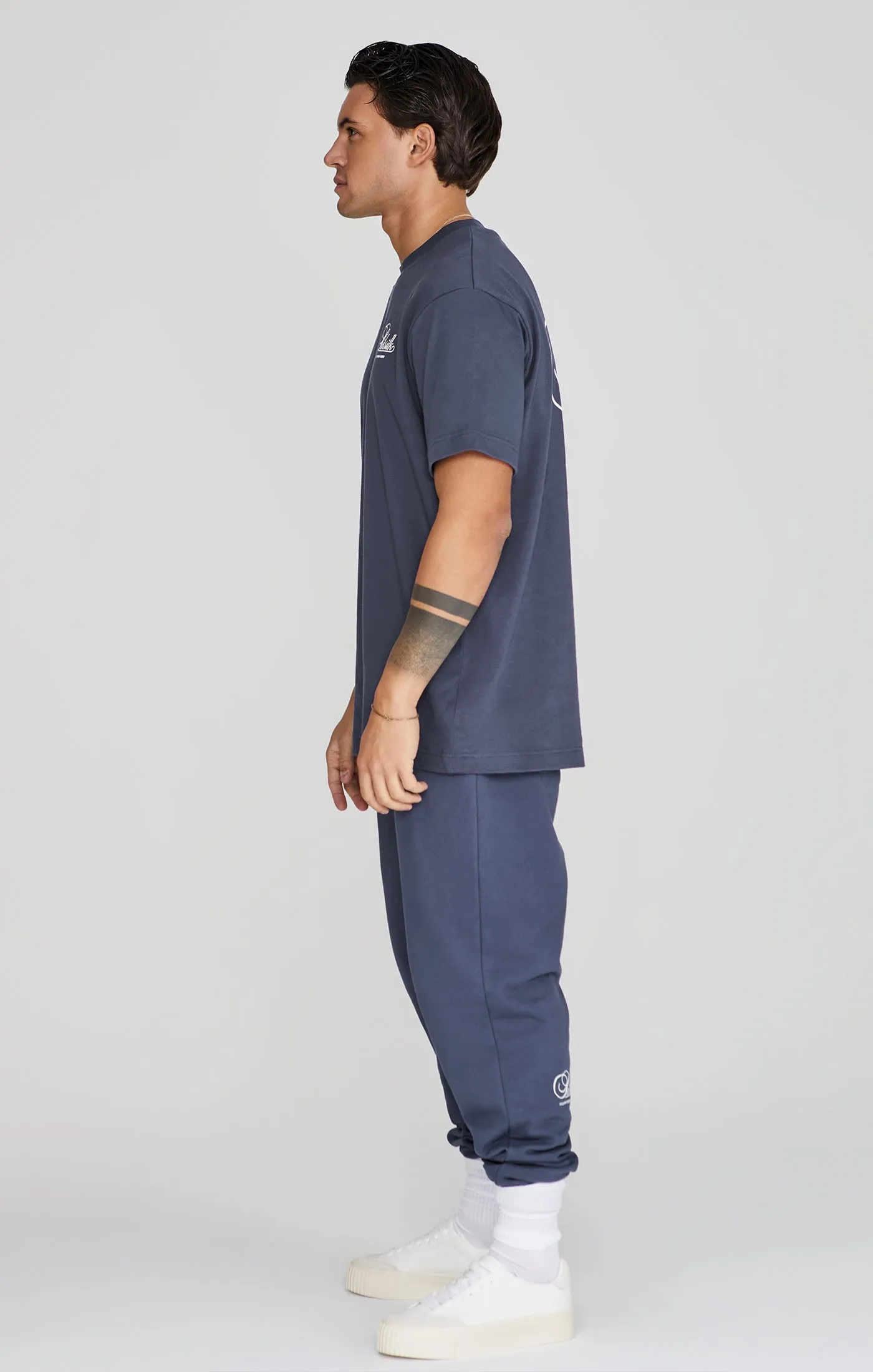 Navy Graphic T-Shirt sold by Siksilk product image thumbnail 2