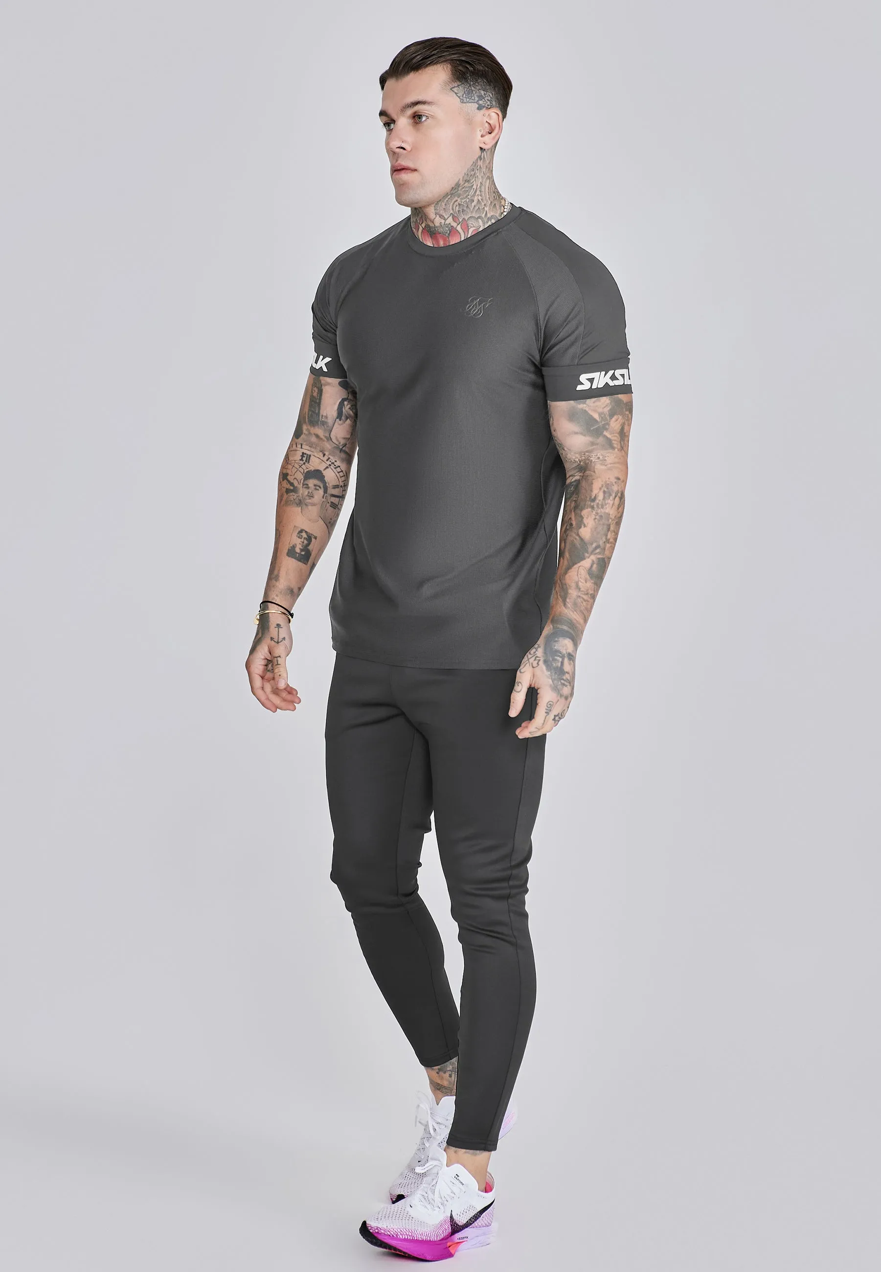 Grey Tech T-Shirt sold by Siksilk product image thumbnail 4