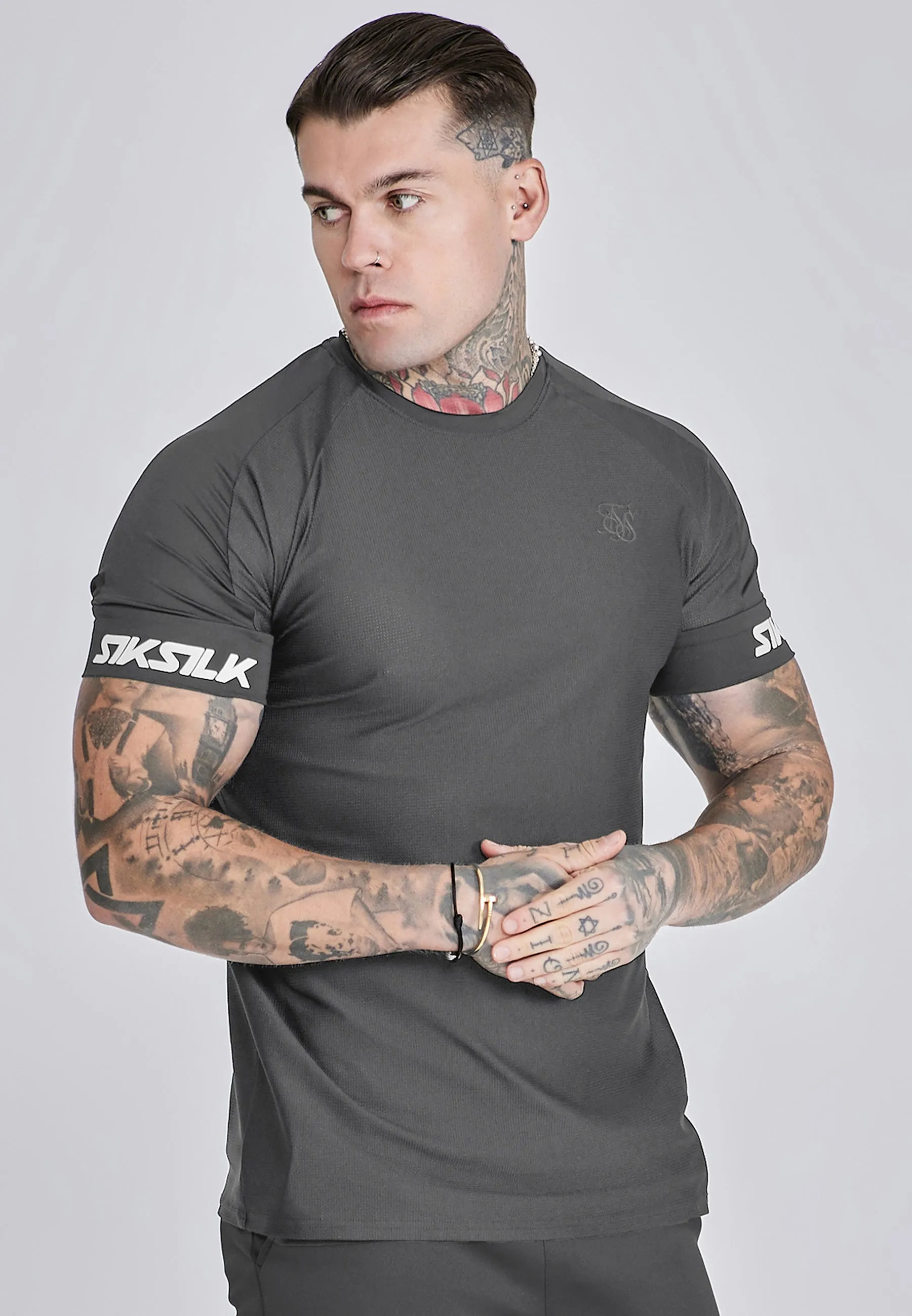 Grey Tech T-Shirt sold by Siksilk