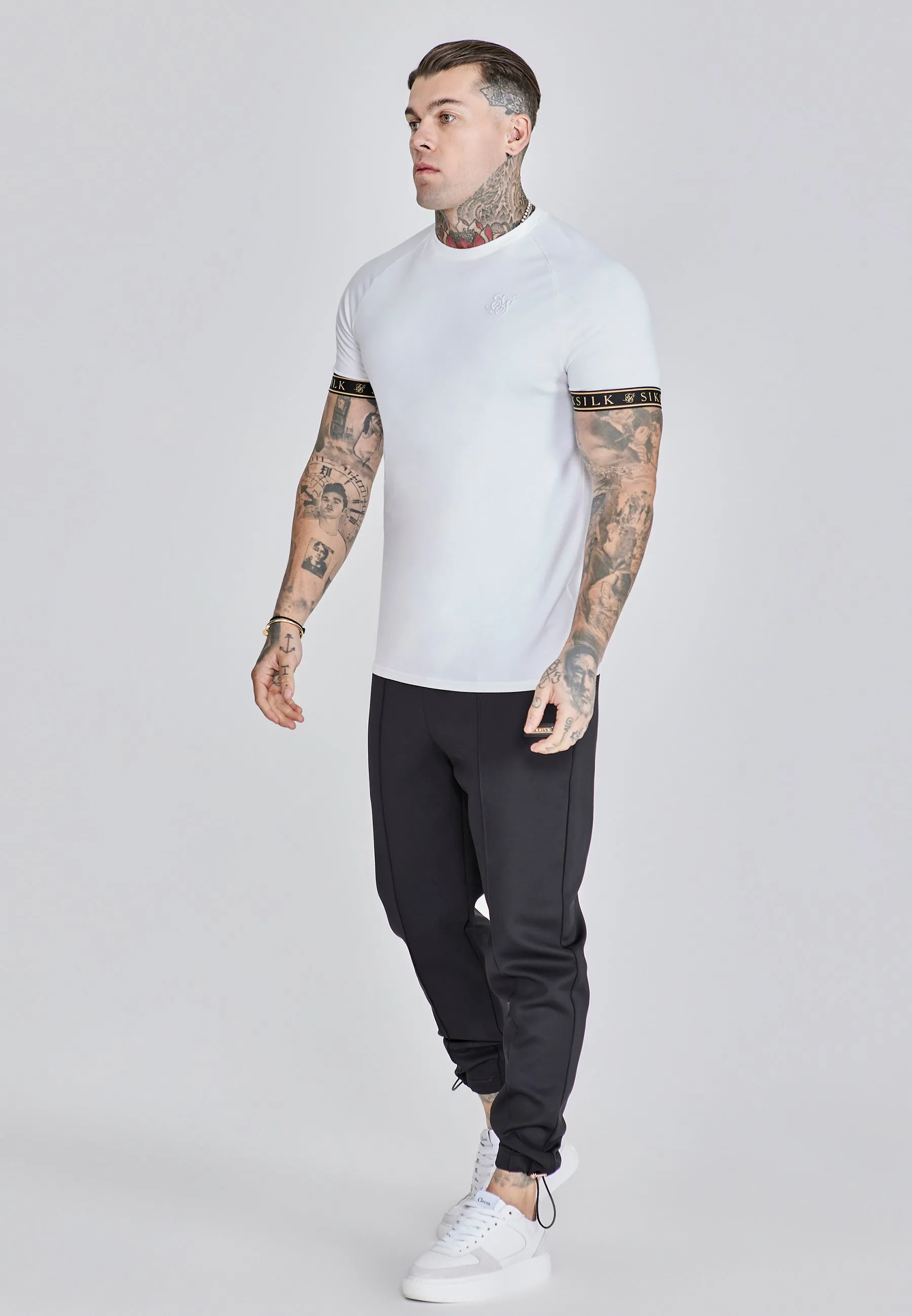 White Tech T-Shirt sold by Siksilk product image thumbnail 4