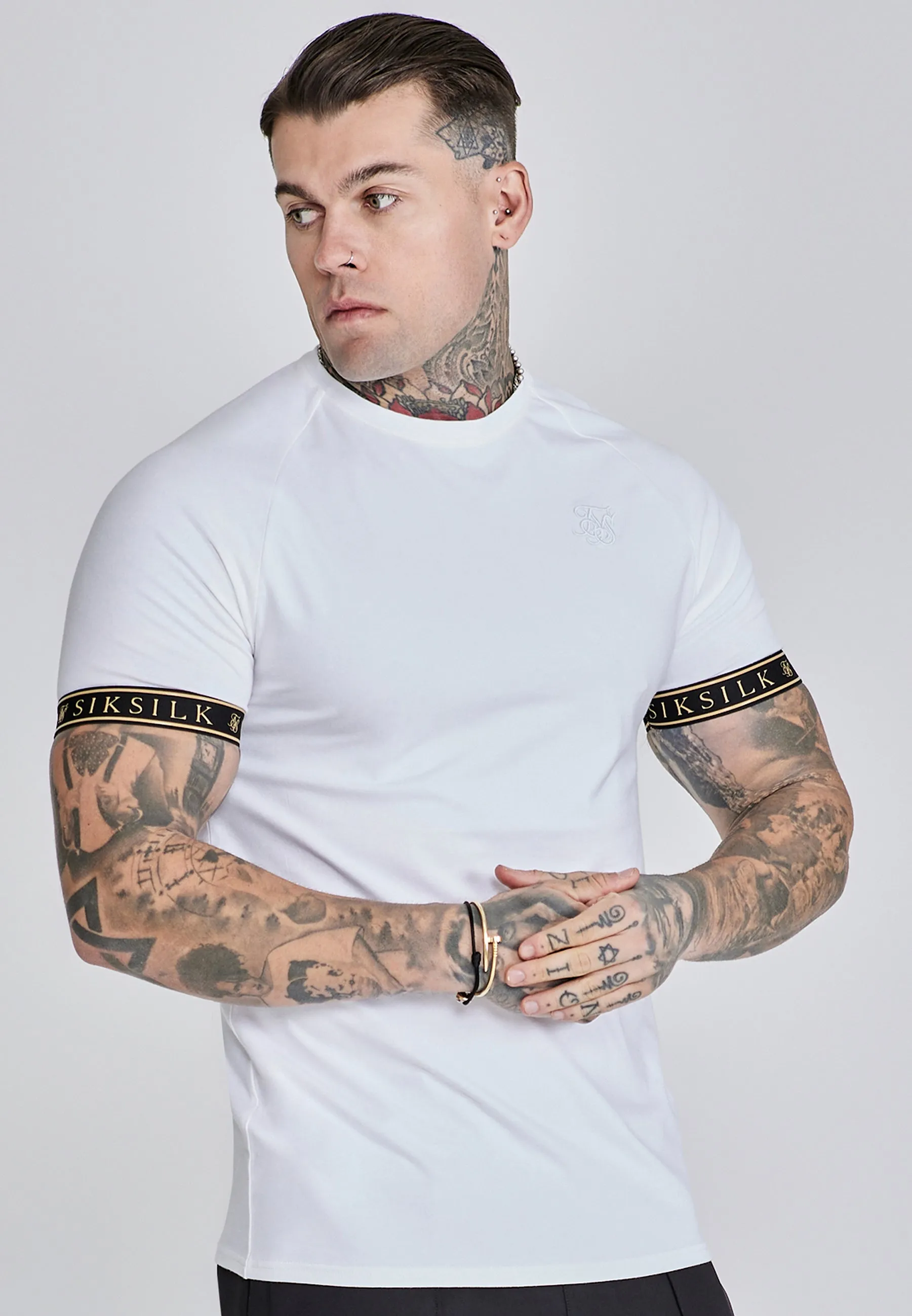 White Tech T-Shirt sold by Siksilk