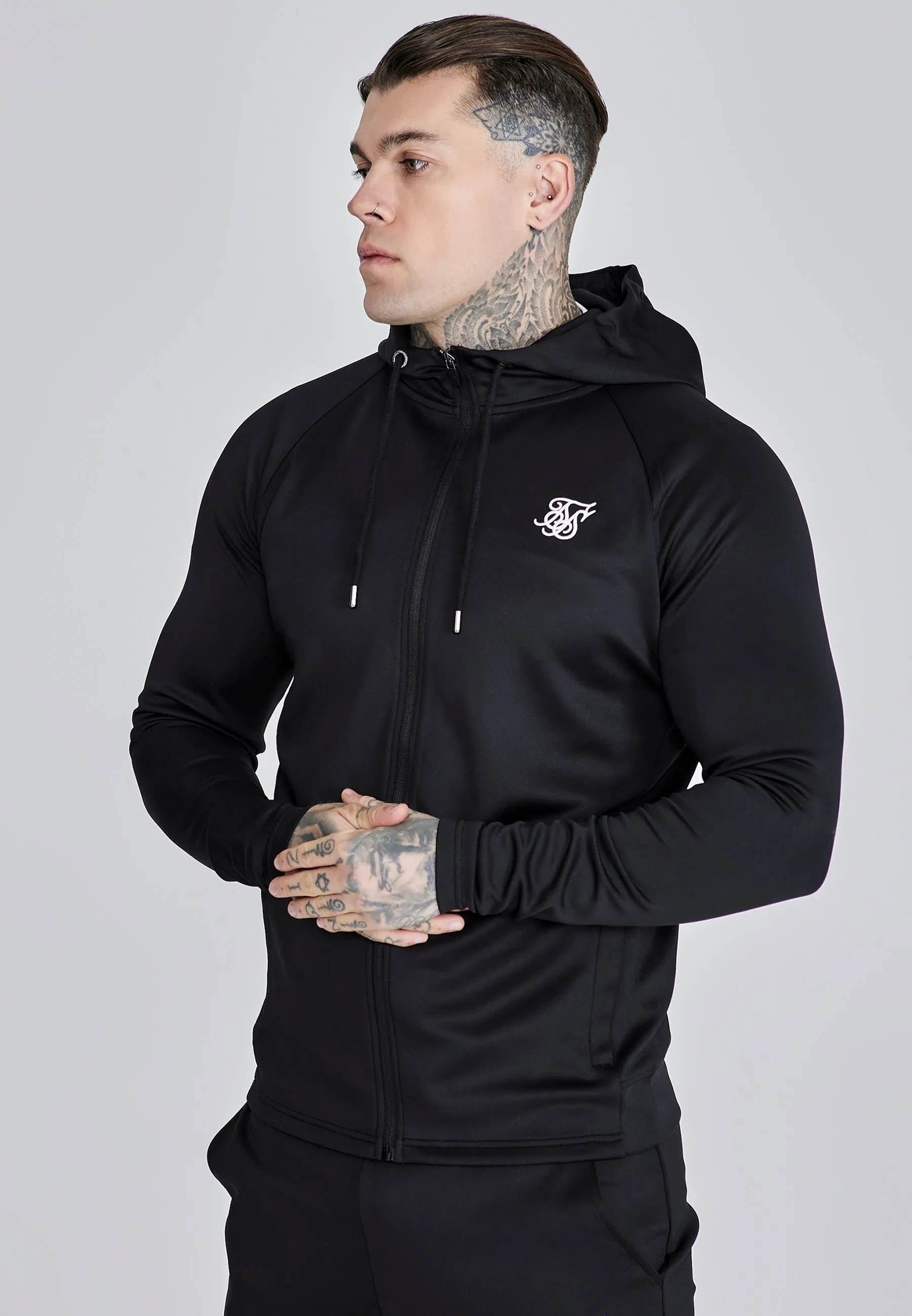 Black Hoodie and Joggers Set sold by Siksilk product image thumbnail 2