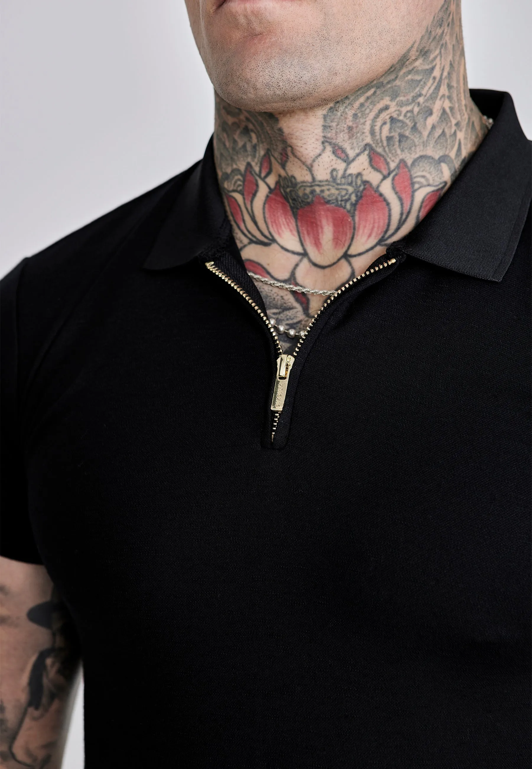 Black Smart Polo sold by Siksilk product image thumbnail 2