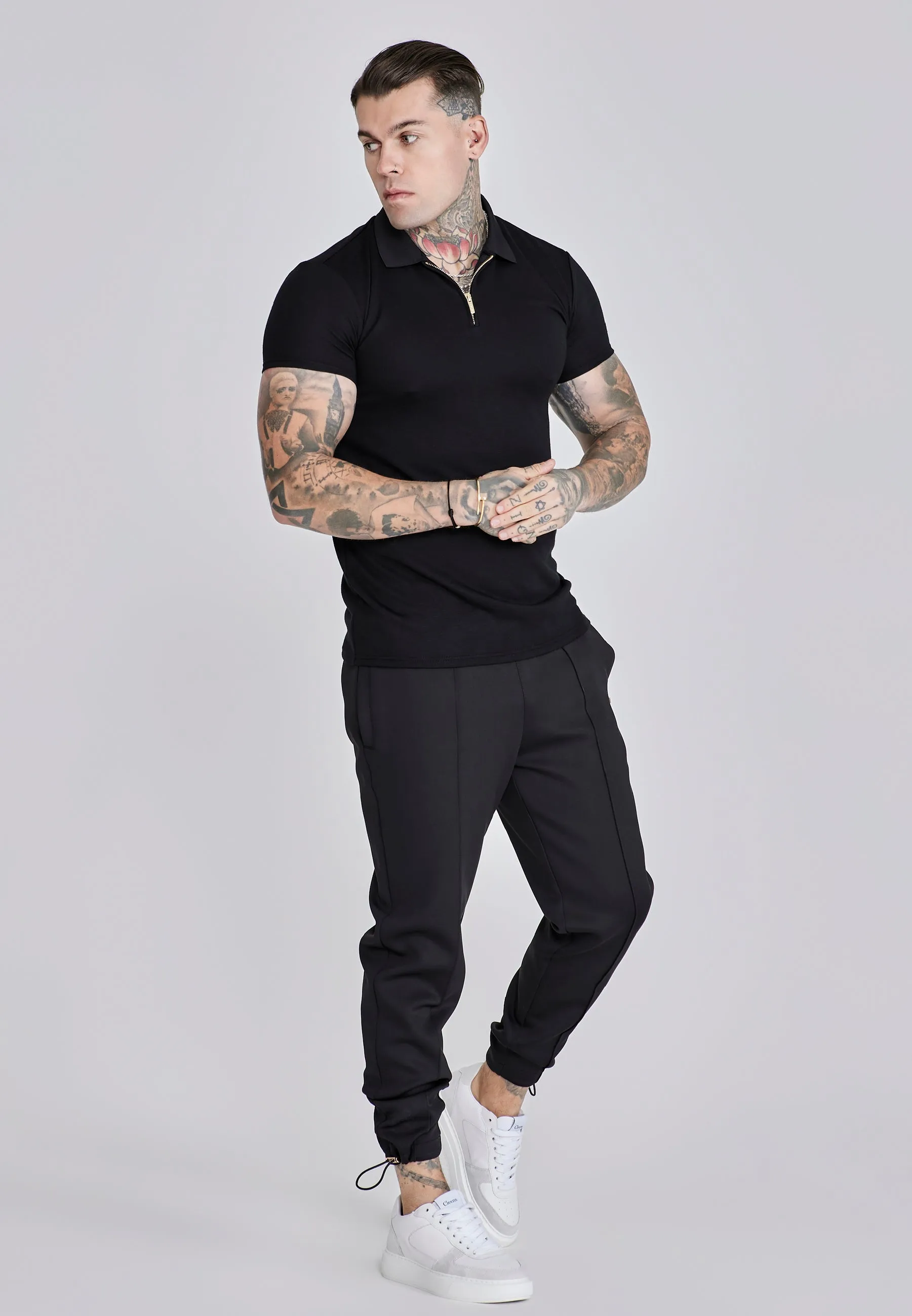 Black Smart Polo sold by Siksilk product image thumbnail 4