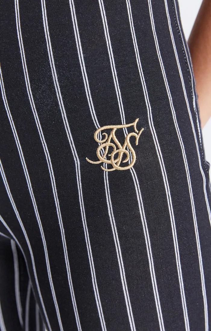 Girls Black Baseball Stripe Cycle Short sold by Siksilk product image thumbnail 3