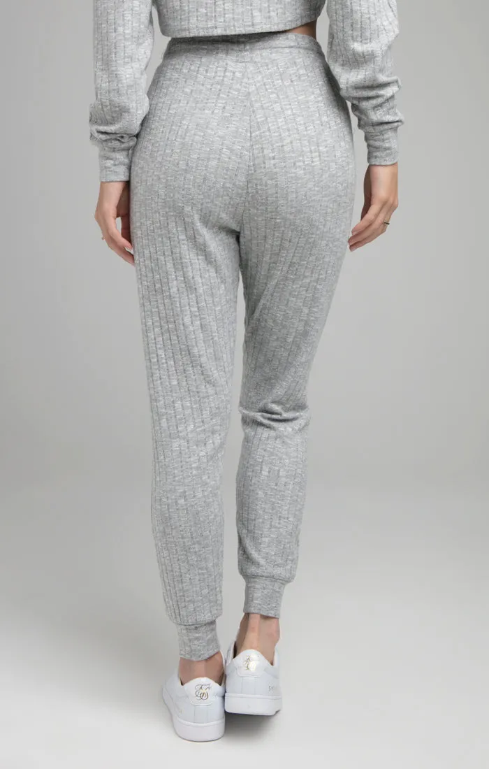 SikSilk Rib Lounge Pants - Grey Marl sold by Siksilk product image thumbnail 3