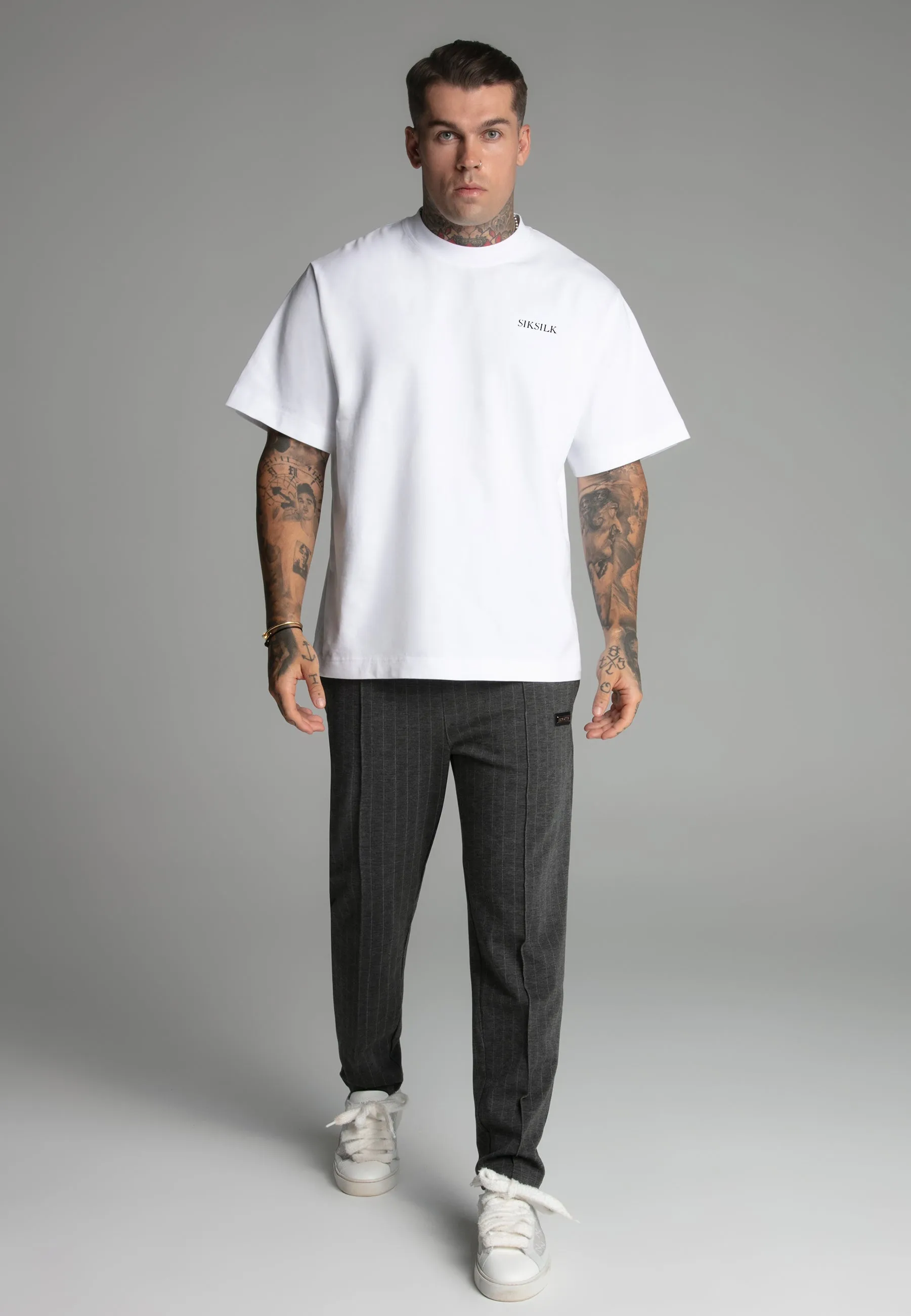 White Graphic T-Shirt sold by Siksilk product image thumbnail 2