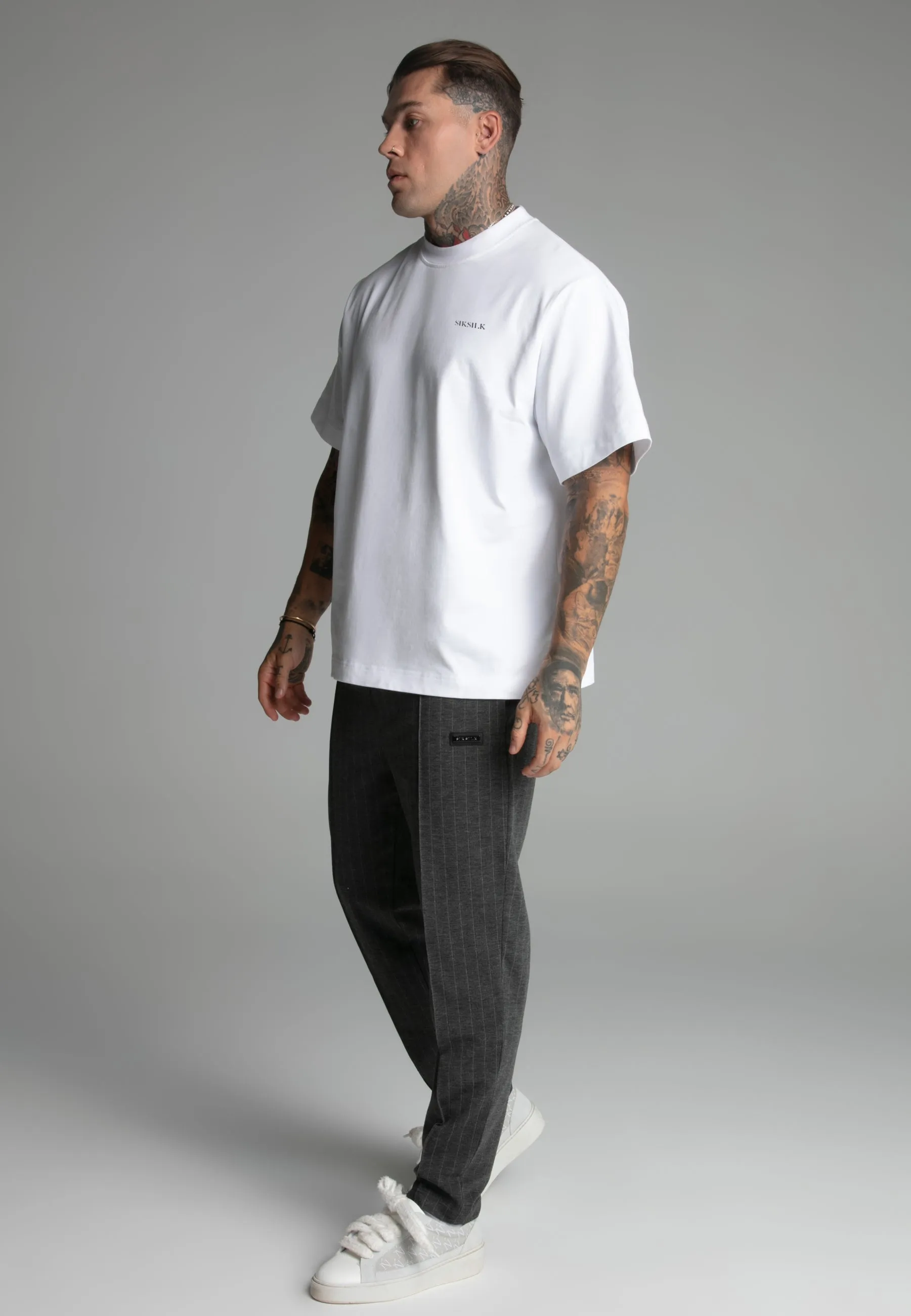 White Graphic T-Shirt sold by Siksilk product image thumbnail 4