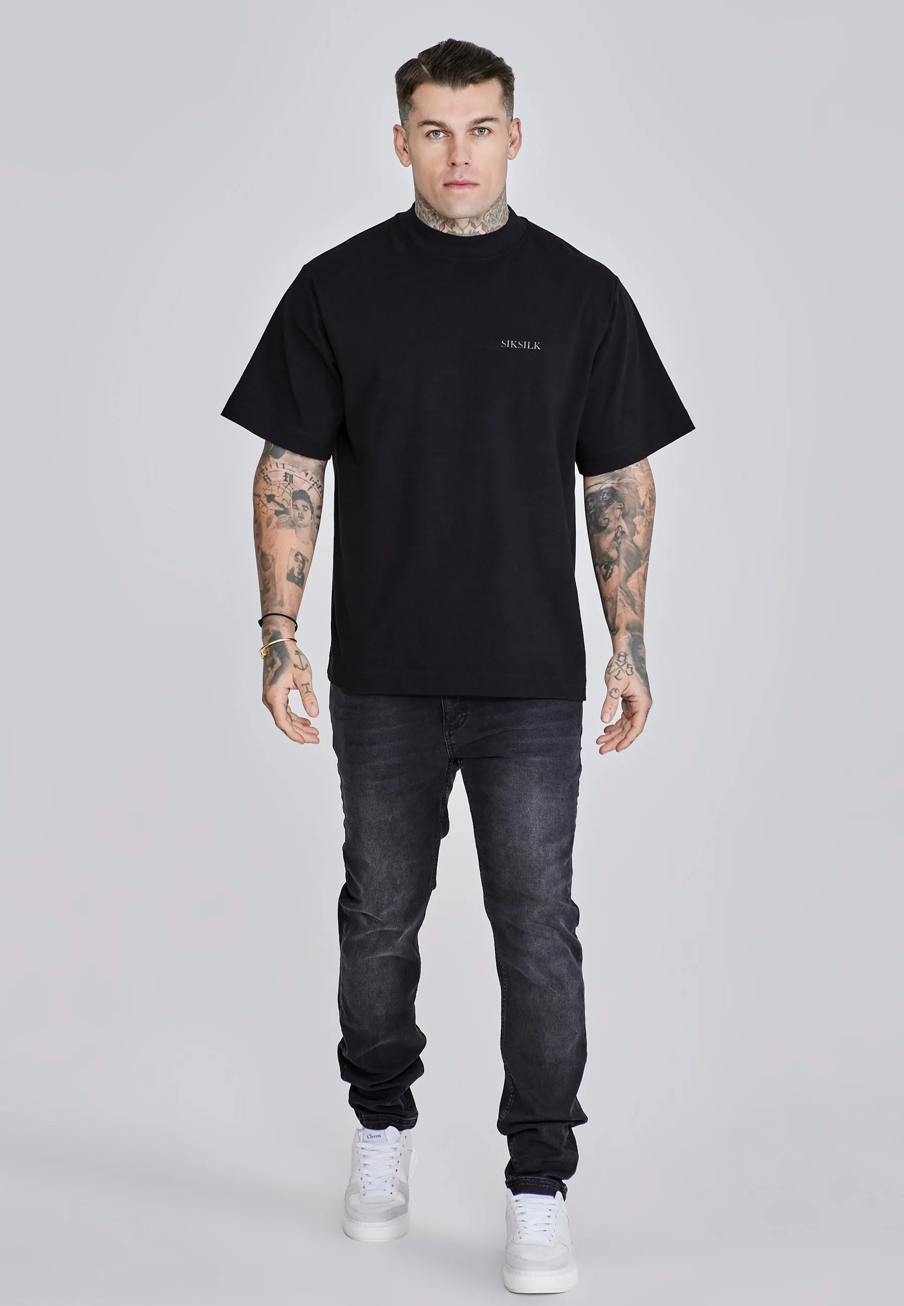 Black Graphic T-Shirt sold by Siksilk product image thumbnail 3