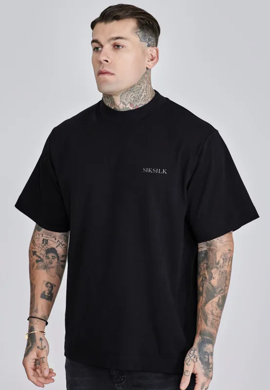 Black Graphic T-Shirt sold by Siksilk