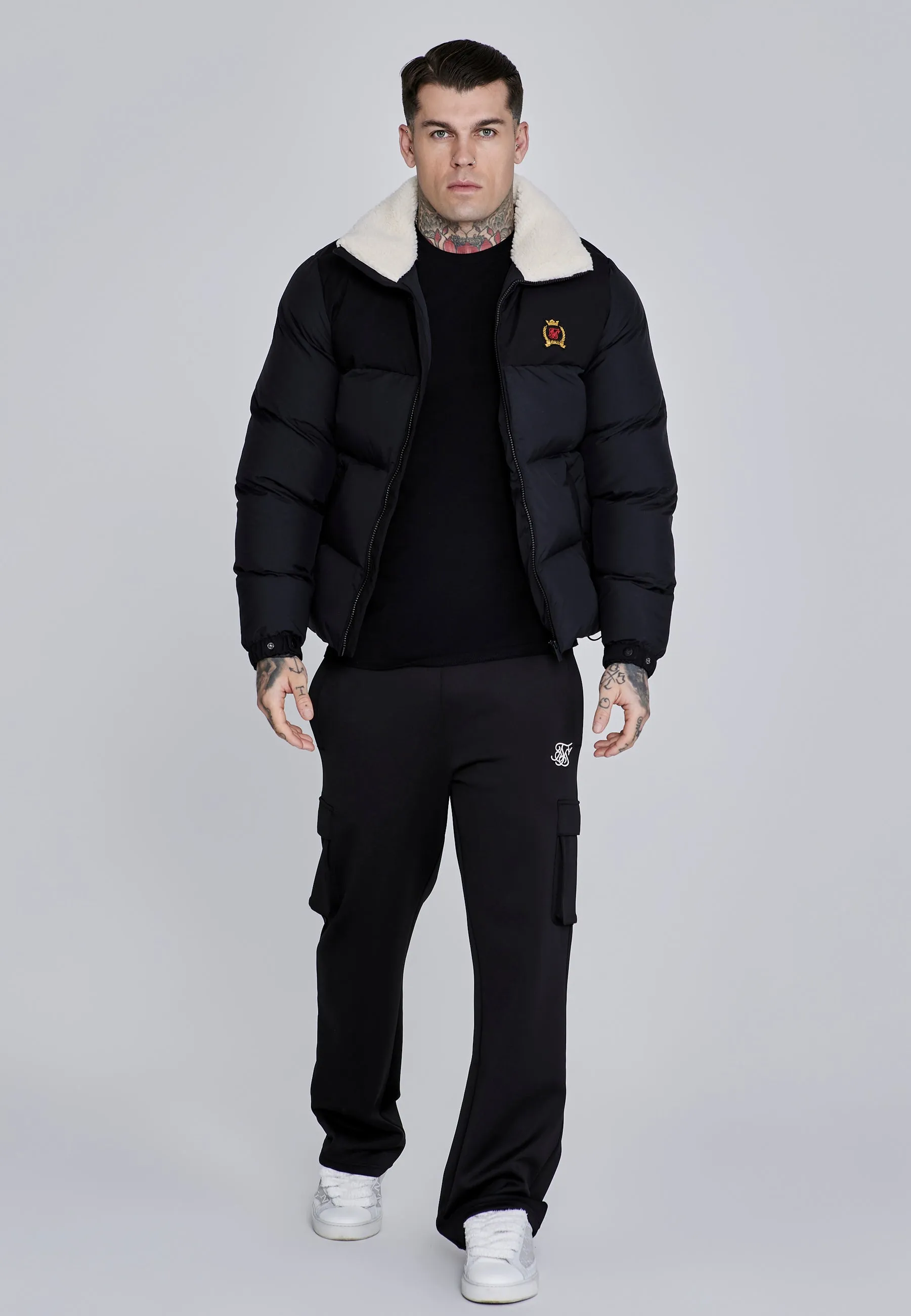 Black Puffer Jacket sold by Siksilk product image thumbnail 3