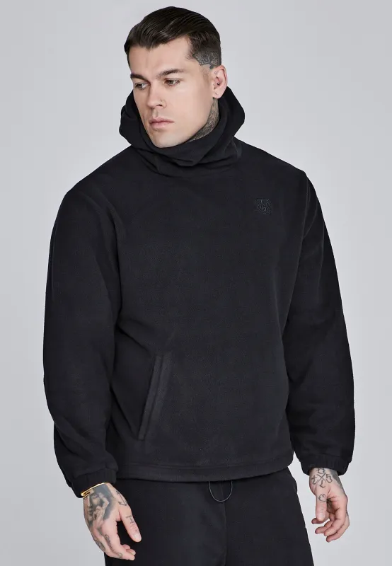 Black Polar Fleece Hoodie sold by Siksilk