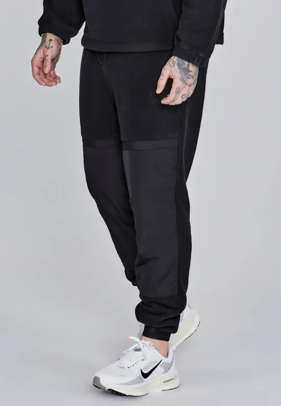 Black Polar Fleece Joggers sold by Siksilk
