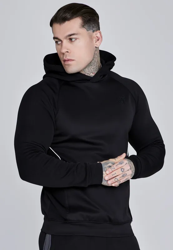 Black Muscle Fit Hoodie sold by Siksilk