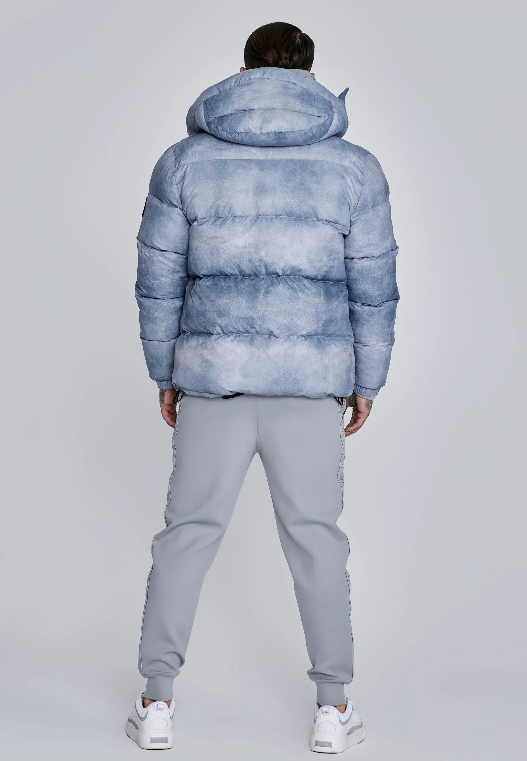 Grey Puffer Jacket sold by Siksilk product image thumbnail 5