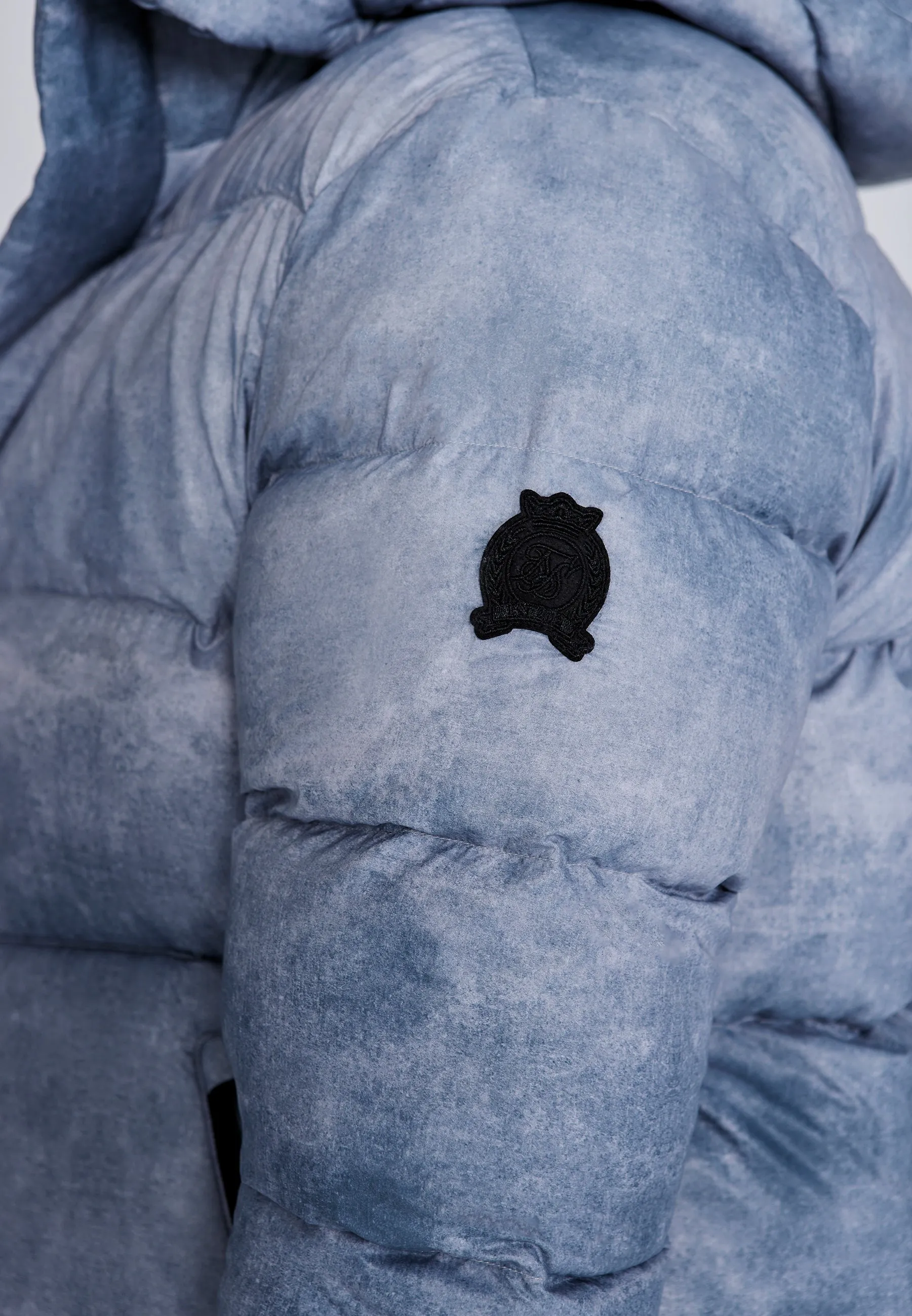 Grey Puffer Jacket sold by Siksilk product image thumbnail 2